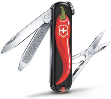 Victorinox 0.6223.L1904 Classic Chili Peppers Desenli 2019 Limitli Çakı