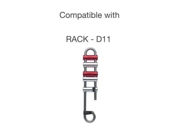 PETZL Rack İniş Aleti İçin Sabit Fren Parçası