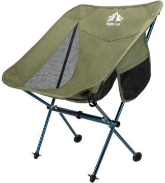Night Cat YLY-02 Alüminyum Ultralight Kamp Sandalyesi - Yeşil