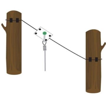 KONG ZAZA2 BLOCK (YATAY VEYA EĞİMLİ ÇELİK HALAT ÜZERİ SABİTLEME PLAKASI)