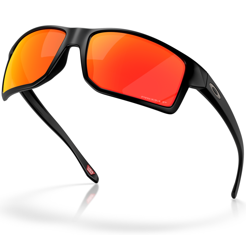 Oakley Gibston XL OMatter Çerçeve Prizm Polarize Lens Erkek Gözlük Siyah Ruby OO9470-0662