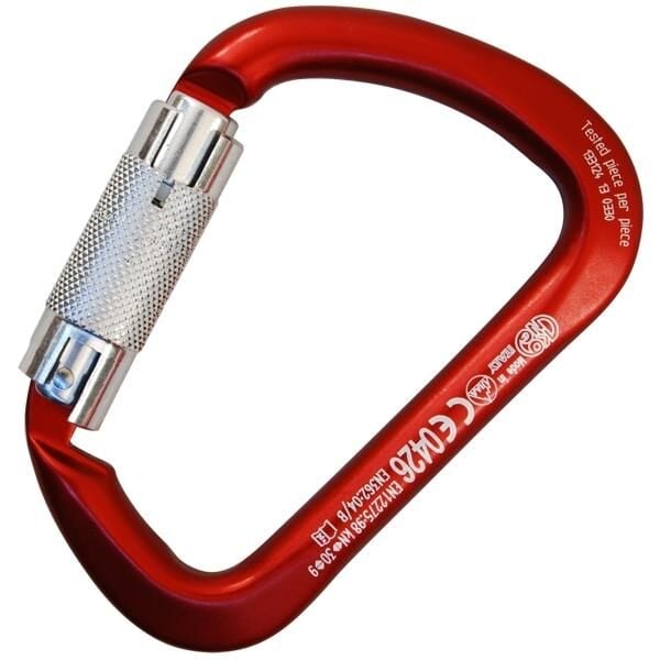 Kong X-Large Alu Auto Block Triactlock Otomatik Kilitli Alüminyum D Karabina 711MM0RPPKK Red