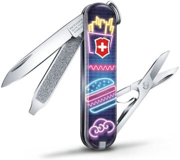 Victorinox 0.6223.L1906 Classic Burger Bar Desenli 2019 Limitli Çakı