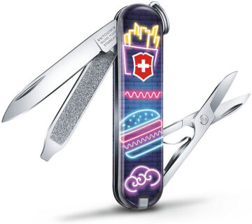 Victorinox 0.6223.L1906 Classic Burger Bar Desenli 2019 Limitli Çakı