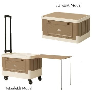 Naturehike A-Box (PP) Kapaklı Katlanır Saklama Kutusu [ Seyahat Organizatörü ] MZ