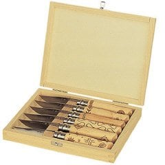 Opinel Inox Şimşir 8 No 6 Li Çakı Seti (000702)