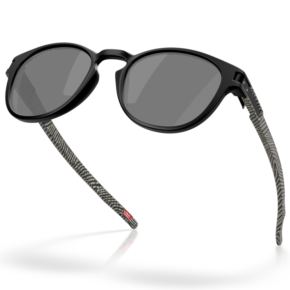 Oakley Latch Night Mission Collection OMatter Çerçeve Prizm Polarize Lens Erkek Gözlük Siyah OO9265-7453