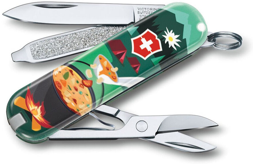 Victorinox 0.6223.L1907 Classic Swiss Mountain Dinner Desenli 2019 Limitli Çakı