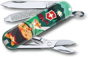 Victorinox 0.6223.L1907 Classic Swiss Mountain Dinner Desenli 2019 Limitli Çakı