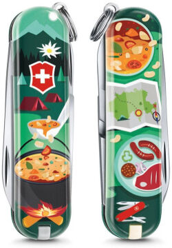 Victorinox 0.6223.L1907 Classic Swiss Mountain Dinner Desenli 2019 Limitli Çakı
