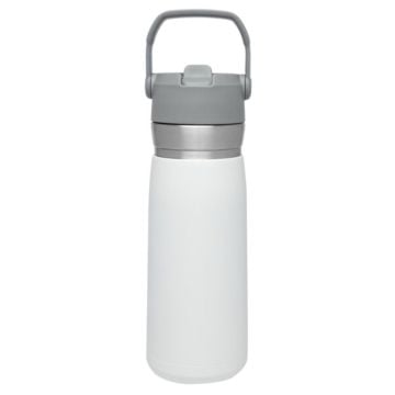Stanley GO Iceflow Pipetli Paslanmaz Çelik Soğuk Su Termosu 0.65 LT 0,65 LT - Beyaz