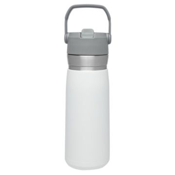 Stanley GO Iceflow Pipetli Paslanmaz Çelik Soğuk Su Termosu 0.65 LT 0,65 LT - Beyaz