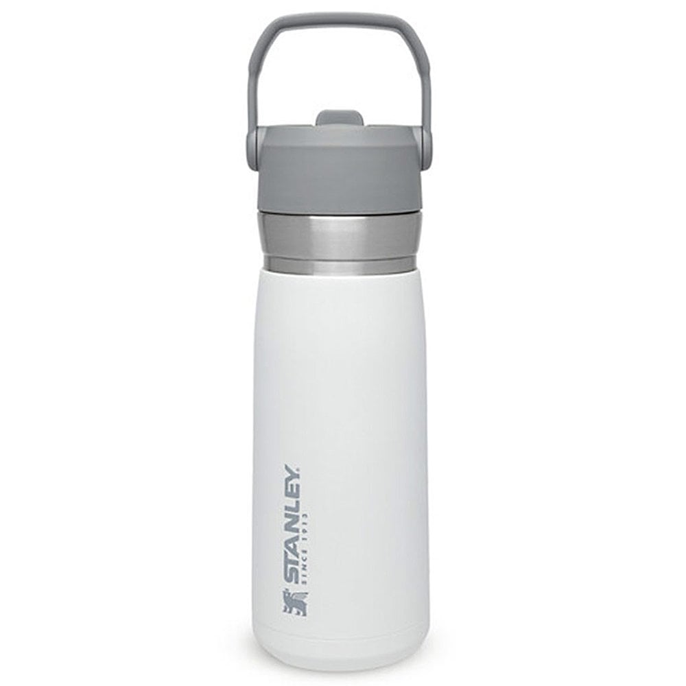 Stanley GO Iceflow Pipetli Paslanmaz Çelik Soğuk Su Termosu 0.65 LT 0,65 LT - Beyaz
