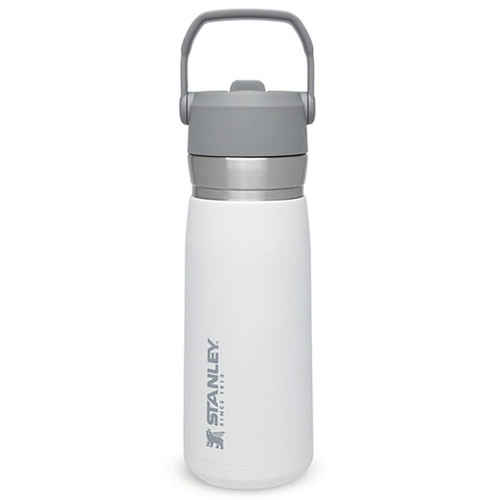 Stanley GO Iceflow Pipetli Paslanmaz Çelik Soğuk Su Termosu 0.65 LT 0,65 LT - Beyaz