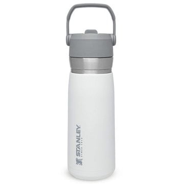 Stanley GO Iceflow Pipetli Paslanmaz Çelik Soğuk Su Termosu 0.65 LT 0,65 LT - Beyaz