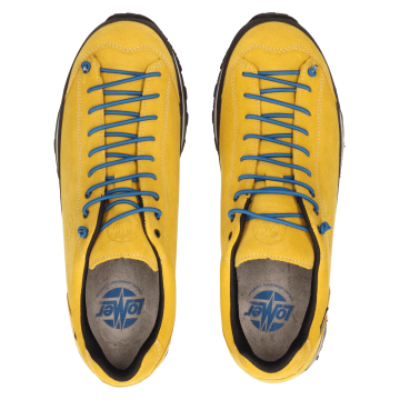 Lomer Italy Bio Naturale MTX Waterproof Vibram Full Çarşak Deri Ayakkabı Soleil Sarı