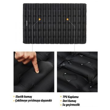 Kingcamp Super Comfort Double Siyah Şişme Yatak