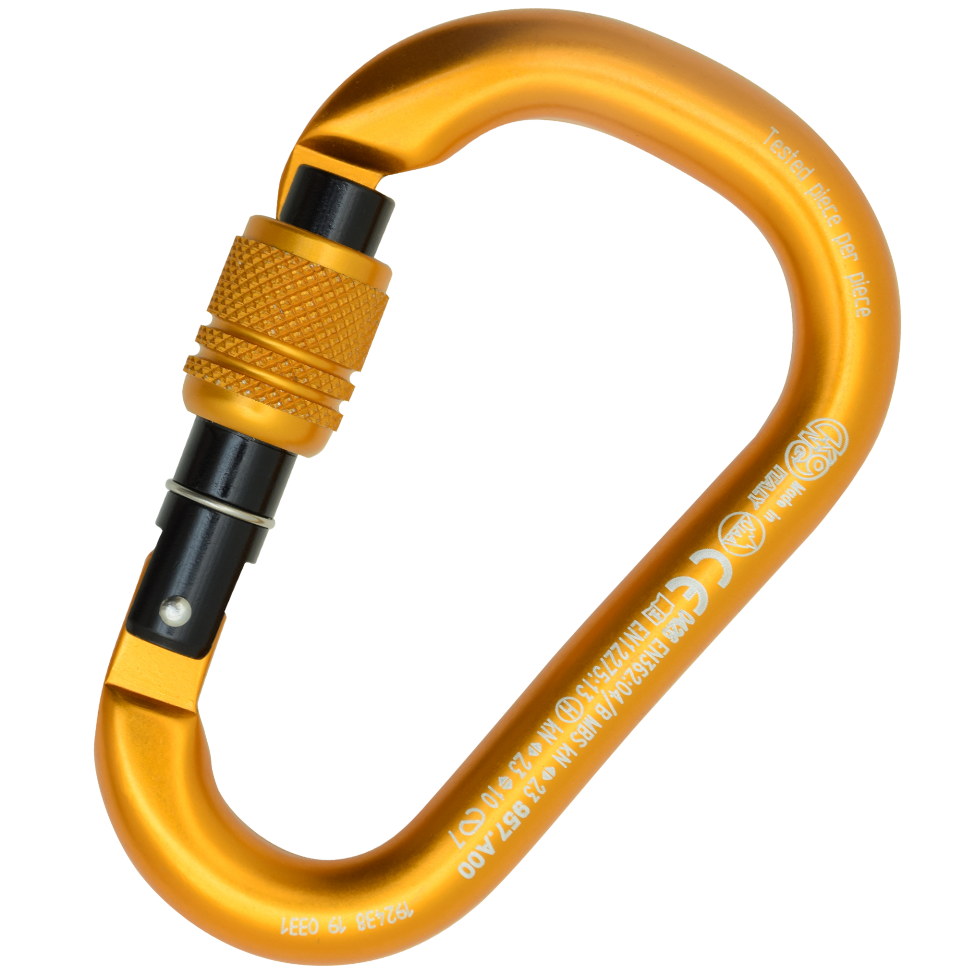 KONG HMS Napik Screw Sleeve 23KN Vidalı Karabina – EN 362/B | EN 12275/H | UIAA | EAC
