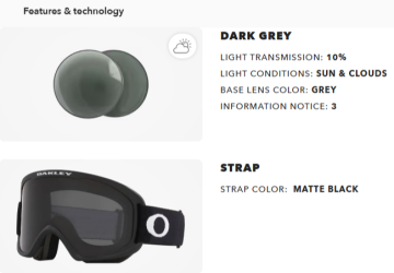 Oakley O-Frame 2.0 PRO L Snow Goggles OMatter Çerçeve Kayak, Snowboard, Kış Dağcığı, Taktik Kar Gözlüğü ANSI Z87.1 - EN 174 - ISO 18527-1 OO7124-02-00