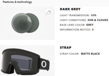 Oakley Target Line M Snow Goggles OMatter Çerçeve Kayak, Snowboard, Kış Dağcığı, Taktik Kar Gözlüğü ANSI Z87.1 - EN 174 - ISO 18527-1 OO7121-01