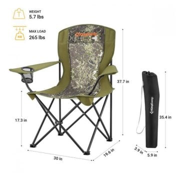 Kingcamp Arm Quad Sandalye (Yeşil)