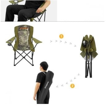 Kingcamp Arm Quad Sandalye (Yeşil)