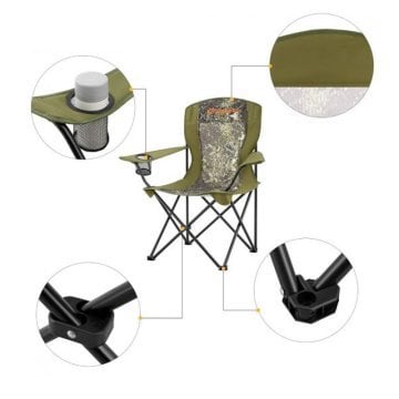 Kingcamp Arm Quad Sandalye (Yeşil)