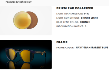 Oakley HSTN Kylian Mbappé Signature Series BiO-Matter Çerçeve Prizm 24K Polarize Lensli Erkek Gözlük OO9242-1152