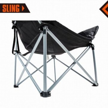 Kingcamp Comfort Sofa Sandalye (Black/Grey)