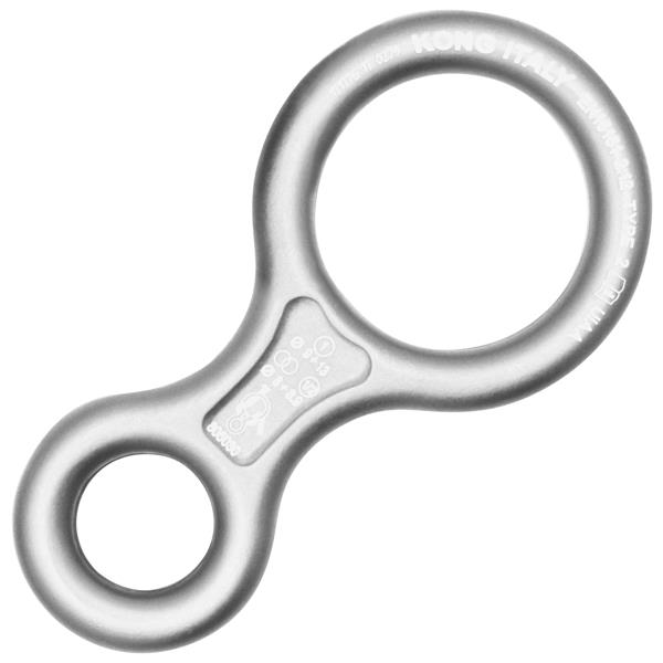 KONG 8 Classic Descender – Sekizli İndirici İniş Aleti – EN 15151-2 | UIAA Onaylı Metalik