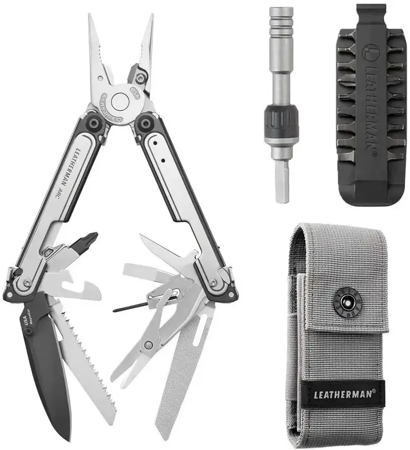 Leatherman Arc Multitool Silver Klips + Yarım Bitkit
