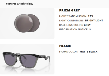 Oakley Frogskins Unobtainium Hybrid BiO-Matter Çerçeve Prizm Lensli Erkek Gözlük OO9289-0755