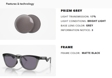 Oakley Frogskins Unobtainium Hybrid BiO-Matter Çerçeve Prizm Lensli Erkek Gözlük OO9289-0755