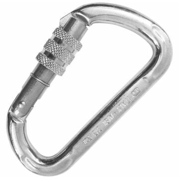 Kong Indoor Screw Sleeve Parlak Vidalı Kilitli 25 kN AISI 316 Paslanmaz Çelik Karabina Keylock 524ID0PP5KK