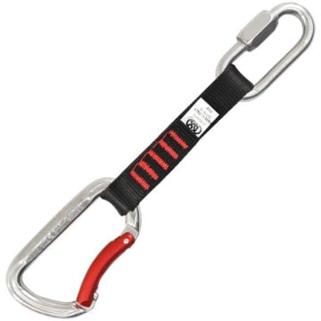 Kong Indoor Quickdraw Parlak/Kırmızı 12 cm Paslanmaz Çelik Ekspres Set EN 12275 UIAA 761SET1800K