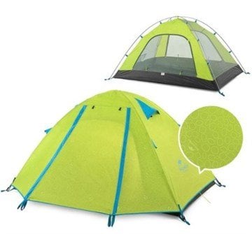 NatureHike Sky Lite 2021 3 Kişilik Kamp Çadırı (NH18Z033-P) Yeşil MZ