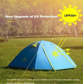 NatureHike Sky Lite 2021 3 Kişilik Kamp Çadırı (NH18Z033-P) Yeşil MZ