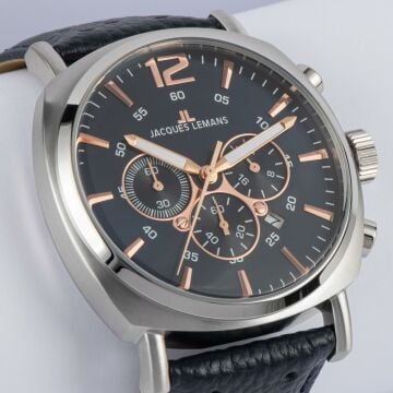 JACQUES LEMANS LUGANO 1-1645I ERKEK KOL SAATİ