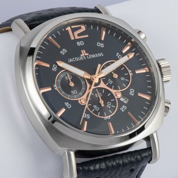 Jacques Lemans Lugano 1-1645I Erkek Kol Saati