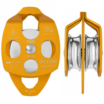 KONG Twin 50KN Çiftli İkiz Makara – EN 12278 | UIAA
