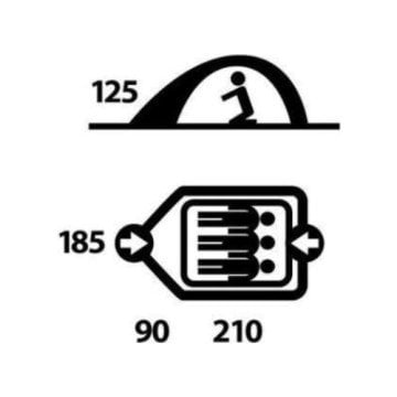 Husky Bird Plus 3 Kişilik Çadır Yeni Seri (Çift Girişli)