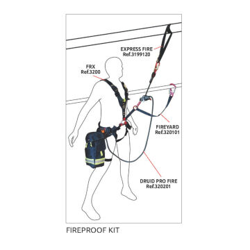 Camp Druid Pro Fire 20 m + 2125 + 0995 + Bag EN 12841 EN 353-2 EN 341 EN 358 EAC