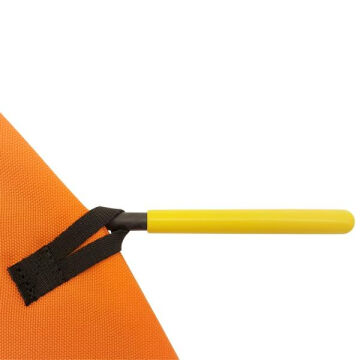 Kong VAR Siyah/Turuncu Helikopter Kurtarma Anti Rotasyon Kanadı Cordura Karbon 871140001KK