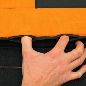 Kong VAR Siyah/Turuncu Helikopter Kurtarma Anti Rotasyon Kanadı Cordura Karbon 871140001KK