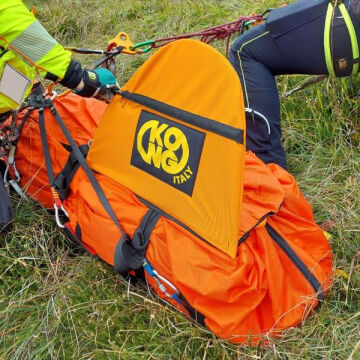 Kong VAR Siyah/Turuncu Helikopter Kurtarma Anti Rotasyon Kanadı Cordura Karbon 871140001KK