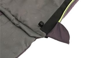 Outwell Contour Dark Purple Yazlık ve Kışlık Taraflı -13°C 1500gr Geniş Uyku Tulumu