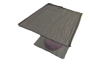 Outwell Contour Dark Purple Yazlık ve Kışlık Taraflı -13°C 1500gr Geniş Uyku Tulumu