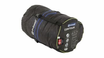 Outwell Contour Dark Purple Yazlık ve Kışlık Taraflı -13°C 1500gr Geniş Uyku Tulumu