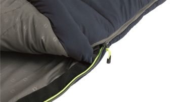 Outwell Contour Lux Deep Blue Yazlık ve Kışlık Taraflı -19°C 1700gr Geniş Uyku Tulumu Sağ Fermuar