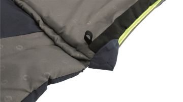 Outwell Contour Lux Deep Blue Yazlık ve Kışlık Taraflı -19°C 1700gr Geniş Uyku Tulumu Sağ Fermuar